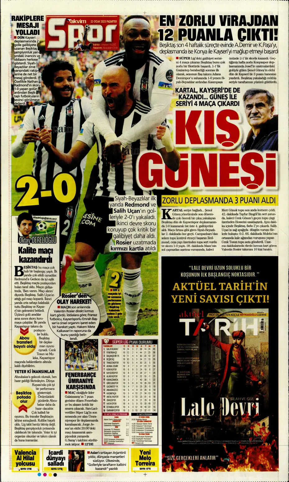 Sporun manşetleri (23 Ocak 2023) - 32