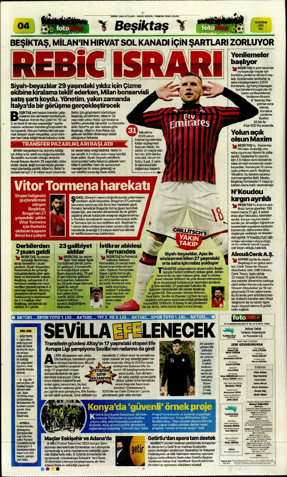 "Dembele hamlesi" | Sporun Manşetleri - 8 "Dembele hamlesi" | Sporun Manşetleri - 8