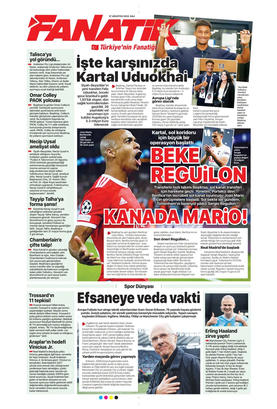 "Şok eden Ferdi Kadıoğlu gerçeği" | Sporun manşetleri - 7 "Şok eden Ferdi Kadıoğlu gerçeği" | Sporun manşetleri - 7