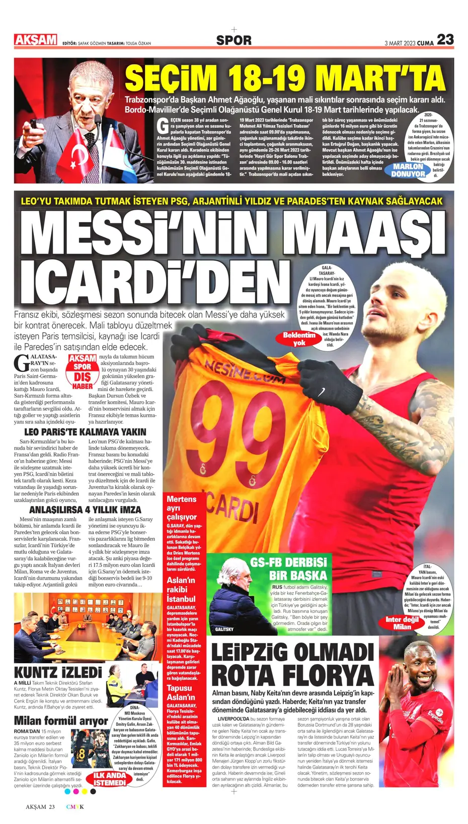 "Aslan'dan Liverpool çıkarması" - Sporun manşetleri - 4 "Aslan'dan Liverpool çıkarması" - Sporun manşetleri - 4