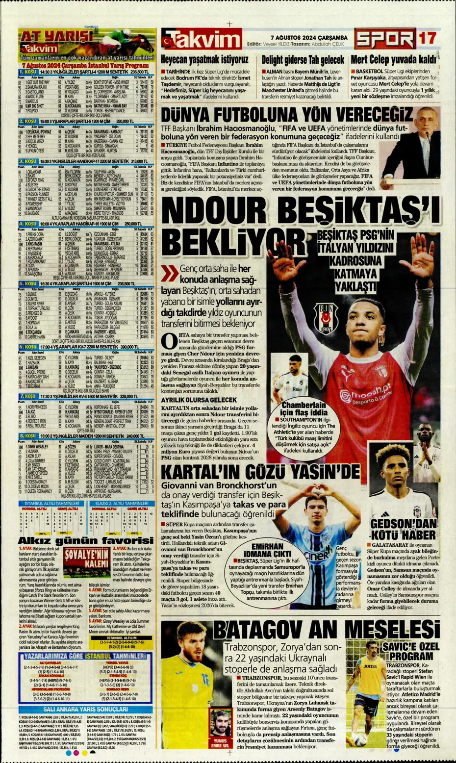 "12 milyon euroya Becao" | Sporun manşetleri - 33 "12 milyon euroya Becao" | Sporun manşetleri - 33