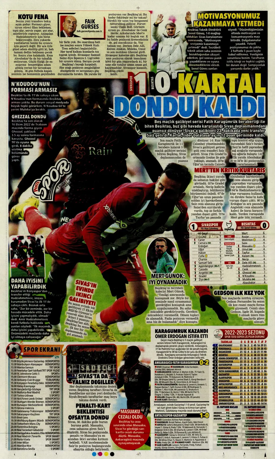 Sporun Manşetleri (5 Şubat 2023) - 32
