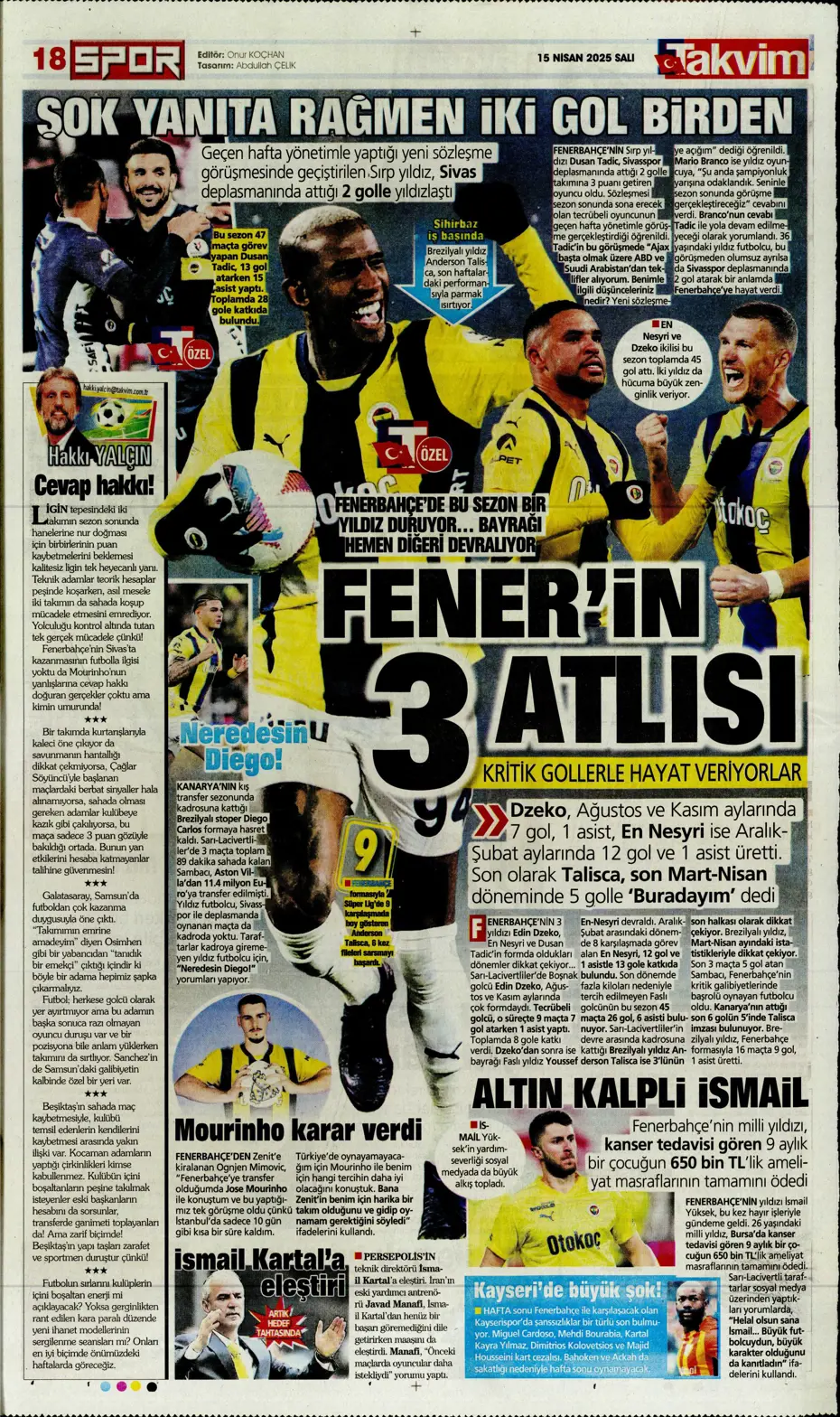 "Aslan'da De Bruyne hazırlığı" | Sporun manşetleri - 31 "Aslan'da De Bruyne hazırlığı" | Sporun manşetleri - 31