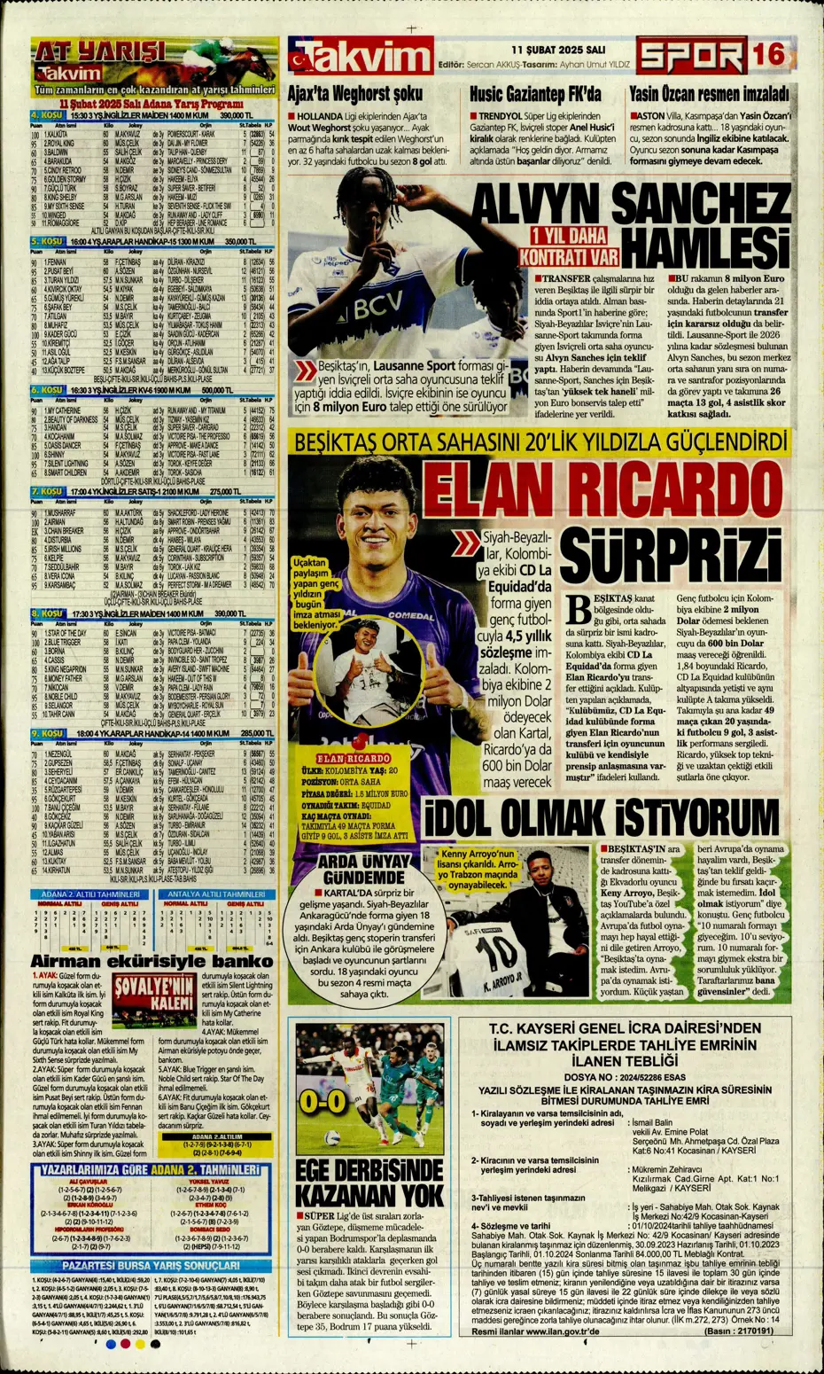 "Sezon sonu Fati" | Sporun manşetleri - 32