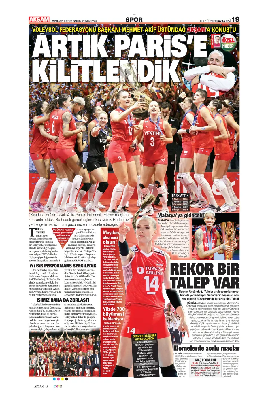 "Sacha Boey, İtalya yolcusu" | Sporun manşetleri (11 Eylül 2023) - 2 "Sacha Boey, İtalya yolcusu" | Sporun manşetleri (11 Eylül 2023) - 2