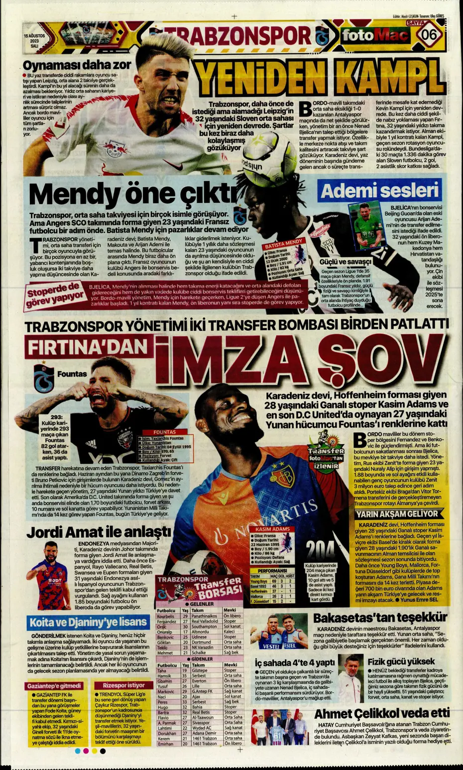 "Kartal'ı Gedson uçurdu" | Sporun Manşetleri - 18