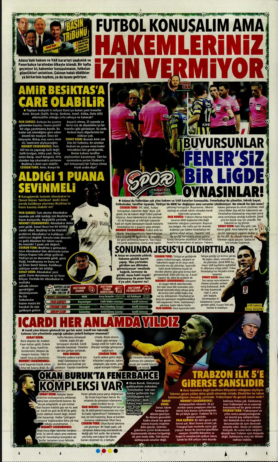 Sporun Manşetleri (4 Şubat 2023) - 25