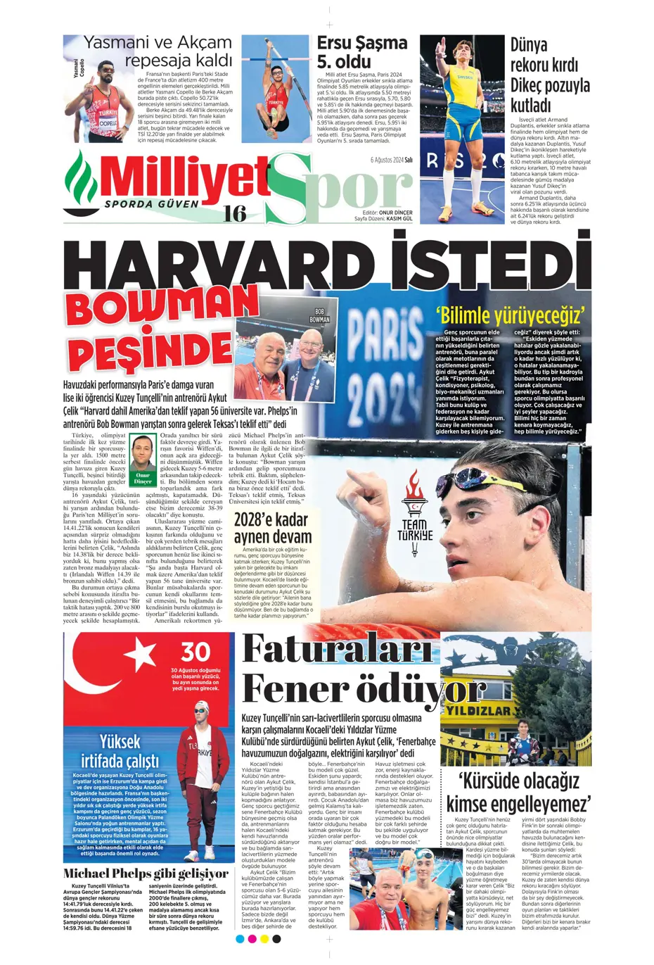 "Kartal'dan Cengiz sürprizi" | Sporun manşetleri (6 Ağustos 2024) - 21 "Kartal'dan Cengiz sürprizi" | Sporun manşetleri (6 Ağustos 2024) - 21