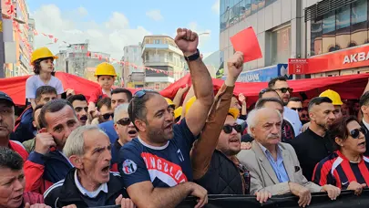 Zonguldak Kömürspor taraftarlarından TFF'ye tepki yürüyüşü