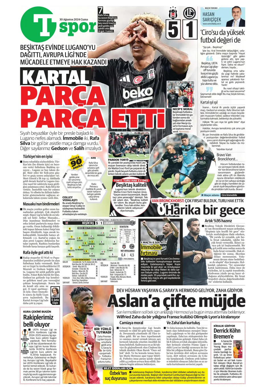 "Galatasaray yönetiminden flaş karar" | Sporun manşetleri (30 Ağustos 2024) - 34 "Galatasaray yönetiminden flaş karar" | Sporun manşetleri (30 Ağustos 2024) - 34