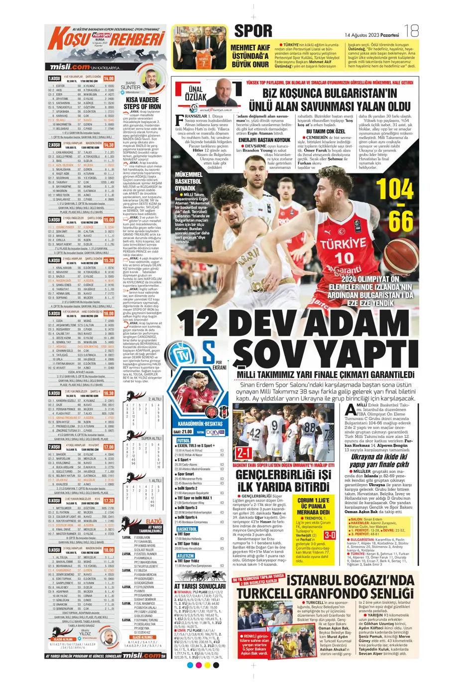 "Talisca için ilk teklif" | Sporun Manşetleri (14 Ağustos 2023) - 18