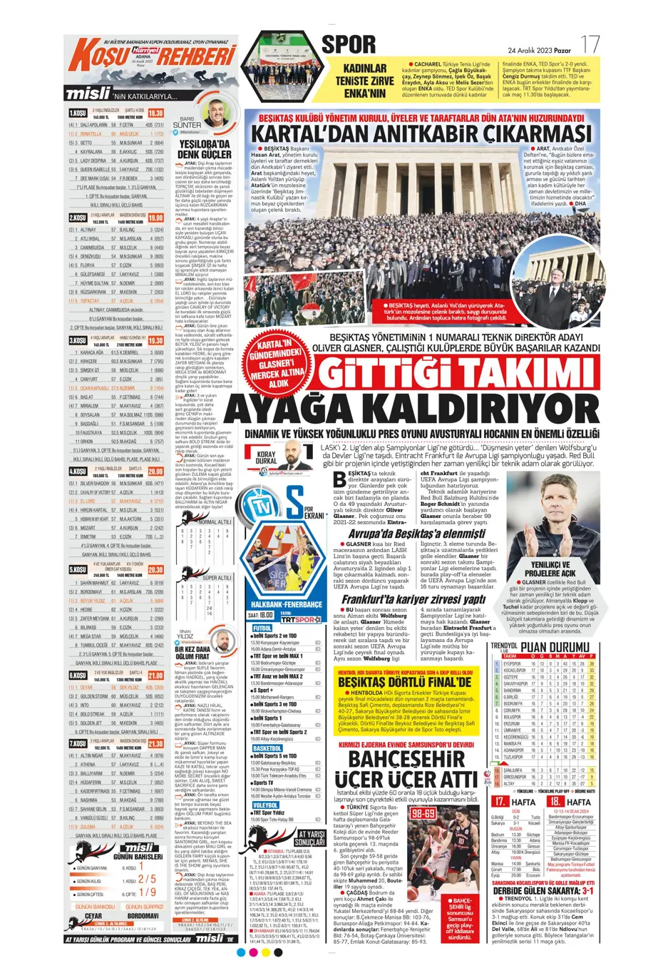 "Flick takımı görünce vazgeçti" | Sporun manşetleri (24 Aralık 2023) - 18