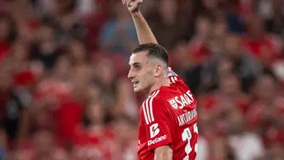Kerem Aktürkoğlu, Benfica kariyerine golle başladı
