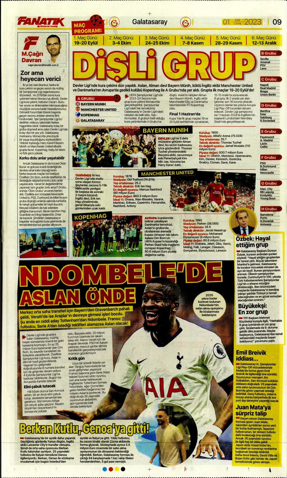 "Sergio Ramos'a '2 Eylül'e kadar cevabını ver' resti" | Sporun manşetleri (1 Eylül 2023) - 12 "Sergio Ramos'a '2 Eylül'e kadar cevabını ver' resti" | Sporun manşetleri (1 Eylül 2023) - 12