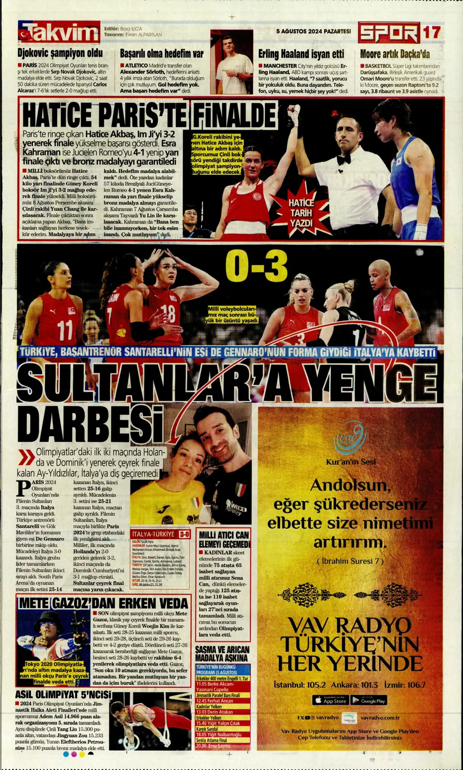 "Galatasaray'da sıradaki transfer Szmodics" | Sporun manşetleri - 35 "Galatasaray'da sıradaki transfer Szmodics" | Sporun manşetleri - 35