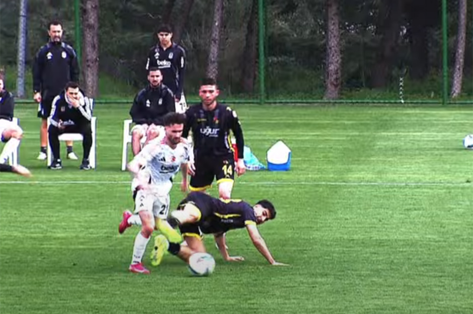 Beşiktaş'ta derbi öncesi hazırlık maçında çifte talihsizlik