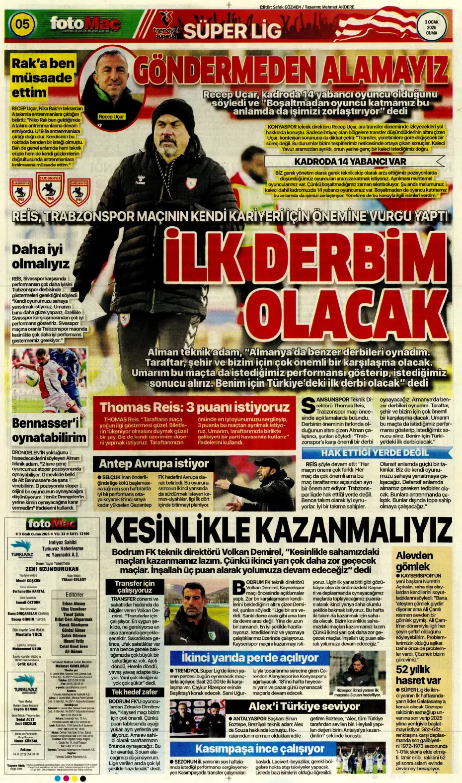 "Fatih Terim, Galatasaray'ın yıldızını istiyor" | Sporun manşetleri - 11