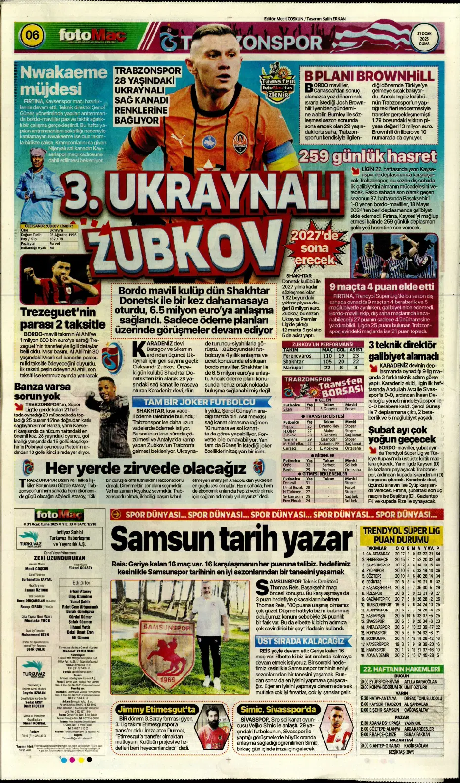 "Galatasaray ve Fenerbahçe play, Beşiktaş off" | Sporun manşetleri - 12