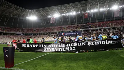 Sivasspor, kadın tribününe şehit polis Şeyda Yılmaz'ın adını verdi