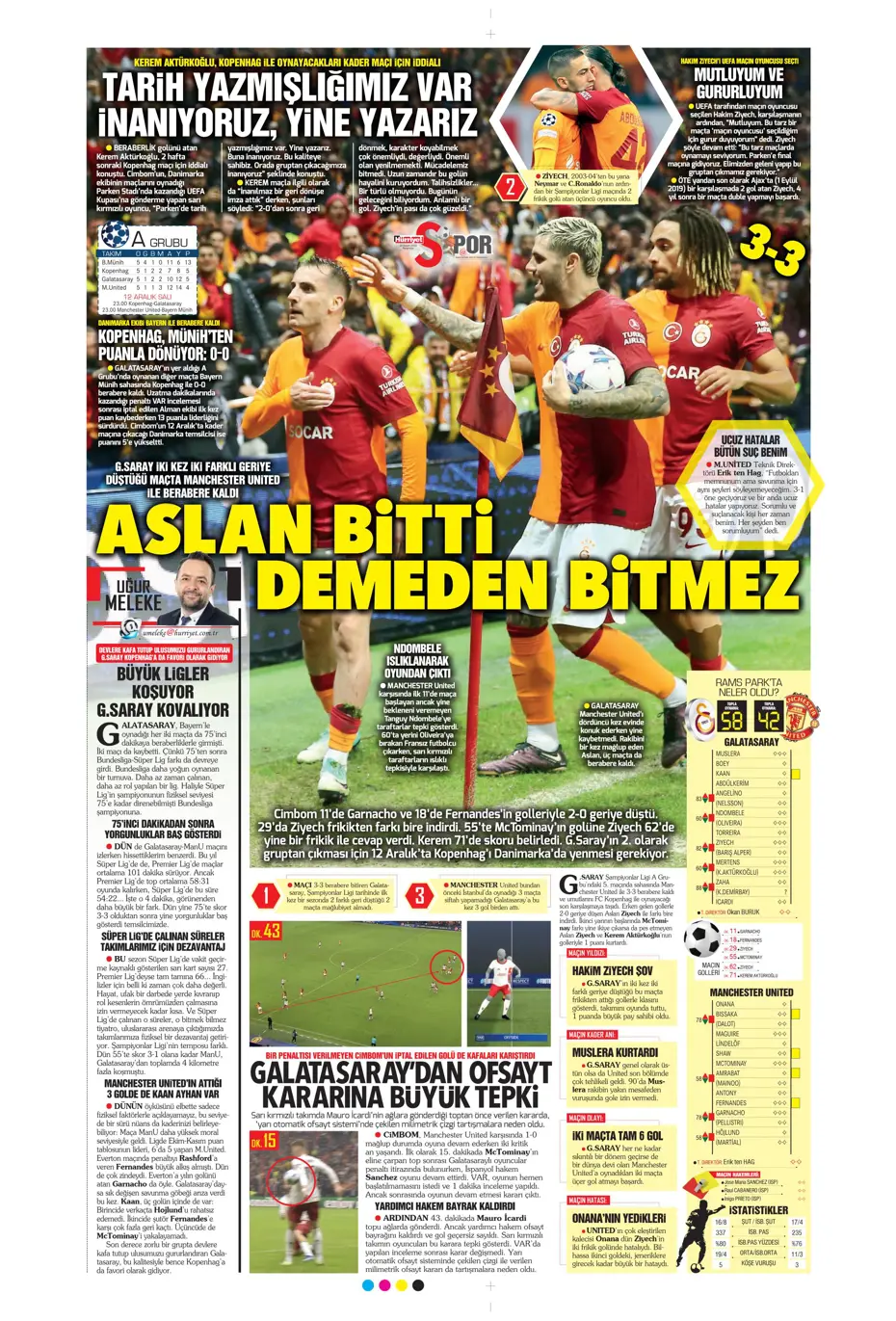 "Çok büyüksün Hakim Bey" | Sporun manşetleri (30 Kasım 2023) - 24 "Çok büyüksün Hakim Bey" | Sporun manşetleri (30 Kasım 2023) - 24