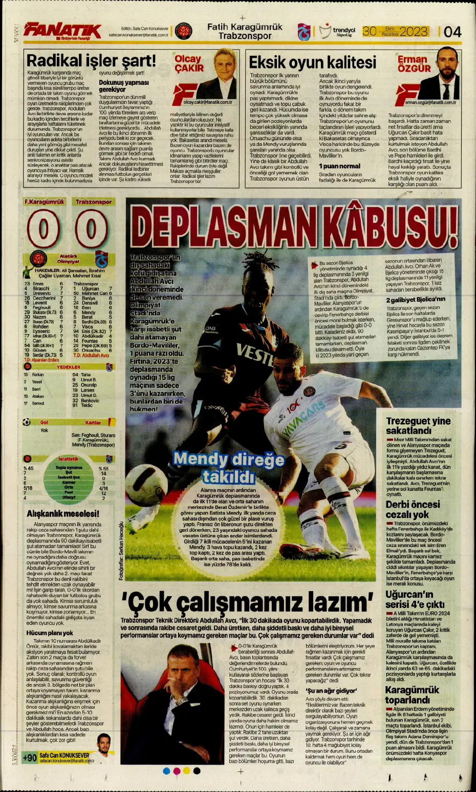 "Fenerbahçe kasırgası" | Sporun manşetleri (30 Ekim 2023) - 5