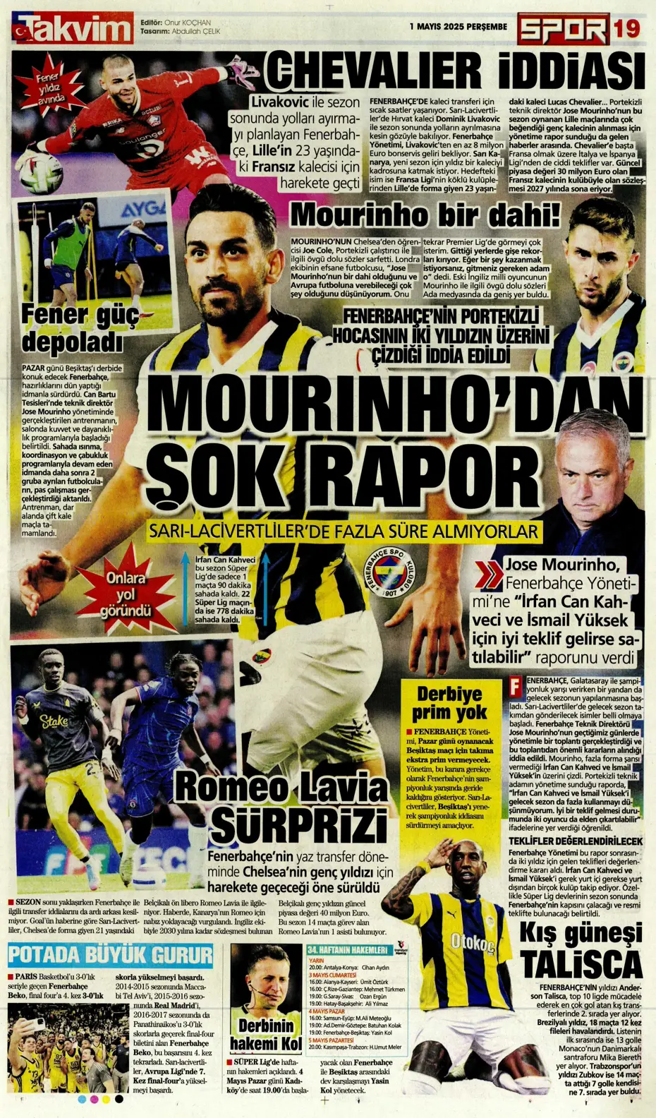 "Aslan'ın Sane planı" | Sporun manşetleri - 33