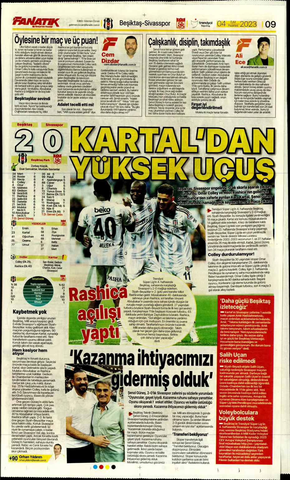"100'ümüzün akı Türk kadını" | Sporun manşetleri (4 Eylül 2023) - 15
