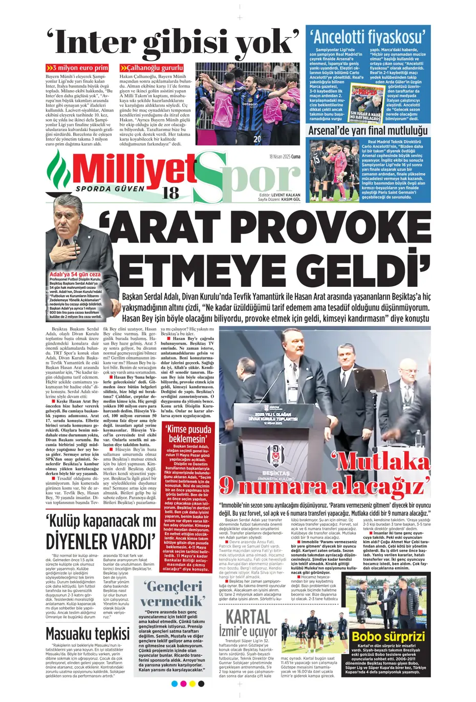 "Fenerbahçe'de sol artık Diouf'un" | Sporun manşetleri - 21