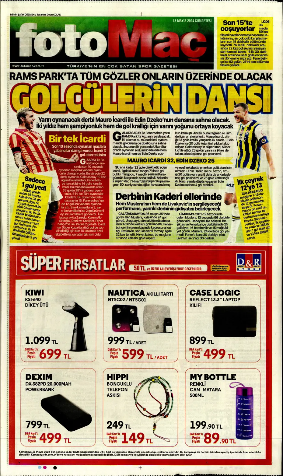 "Süper Lig'de cumartesi ateşi" | Sporun Manşetleri - 15 "Süper Lig'de cumartesi ateşi" | Sporun Manşetleri - 15