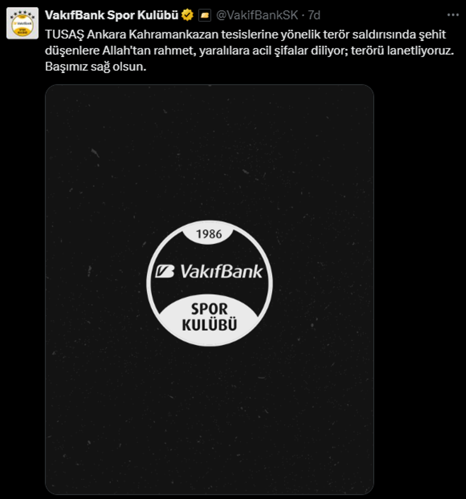 Spor camiası Ankara'daki terör saldırısını kınadı - 14