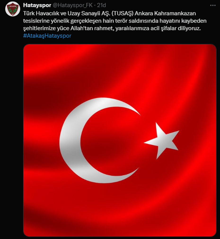 Spor camiası Ankara'daki terör saldırısını kınadı - 8