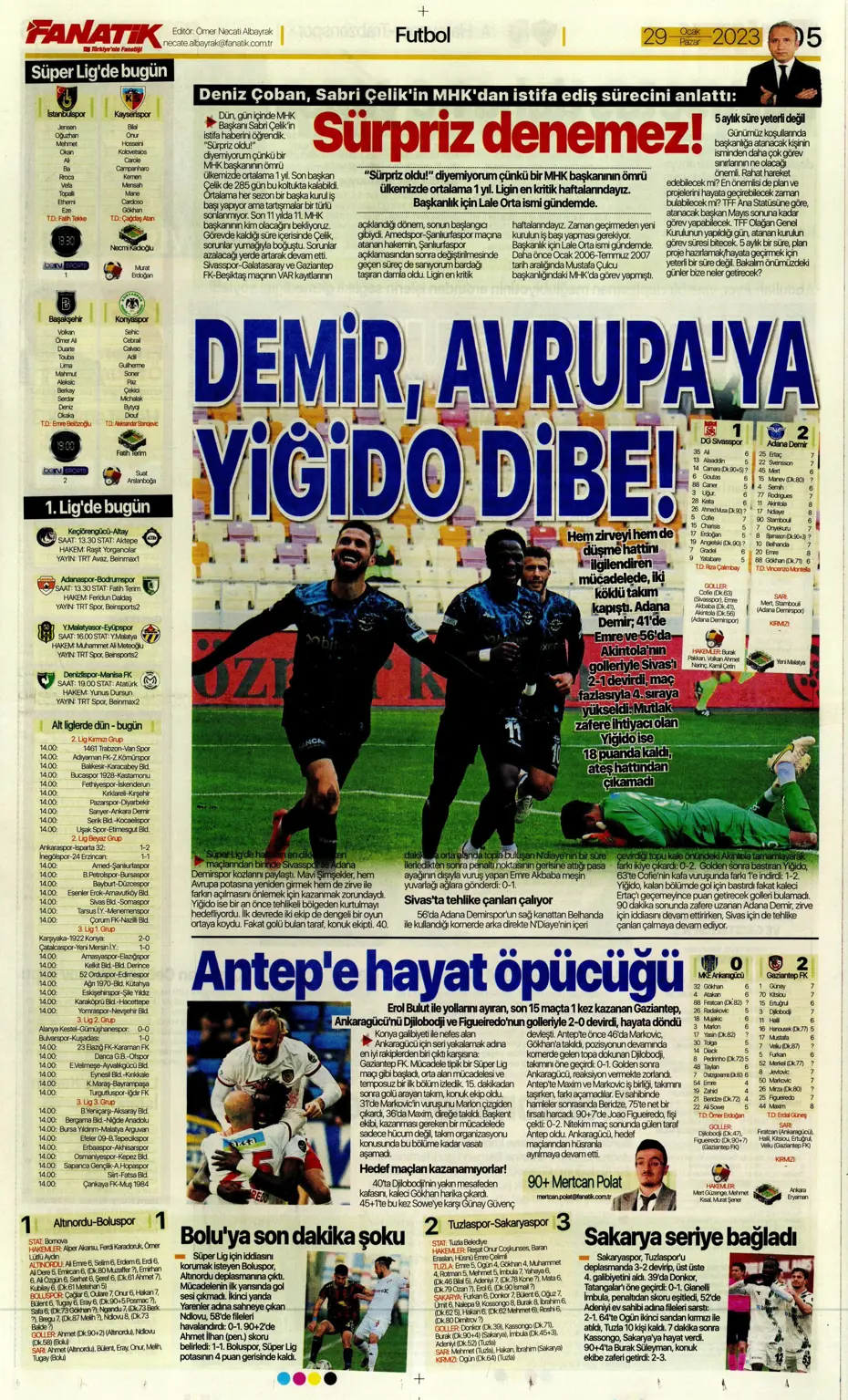 Sporun Manşetleri (29 Ocak 2023) - 12