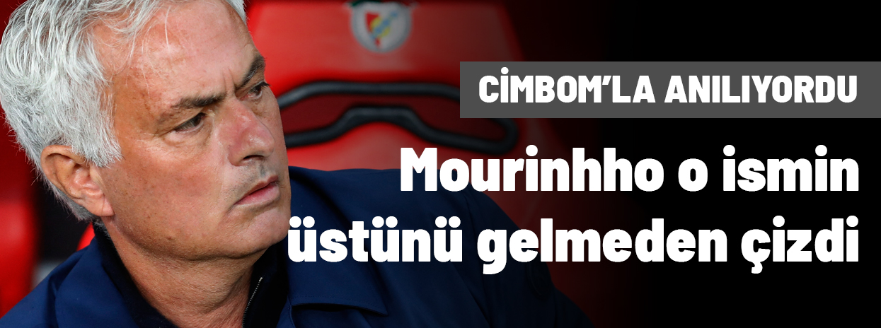 Jose Mourinho imza atmadan Galatasaray'a anılan yı