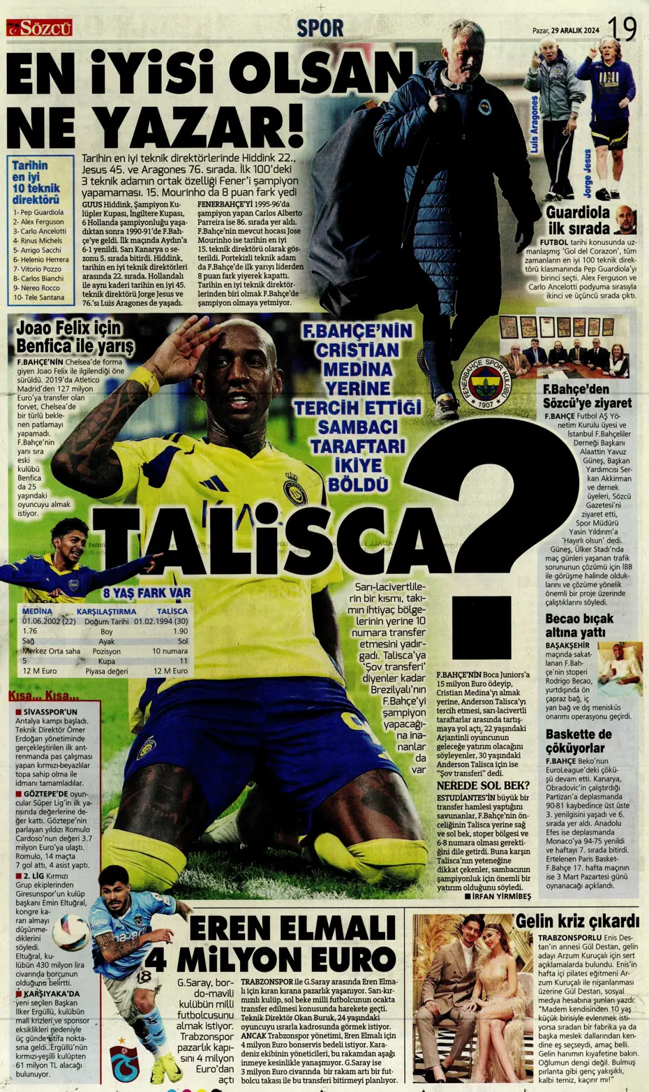 "Mikautadze'de sona doğru" | Sporun manşetleri (29 Aralık 2024) - 37