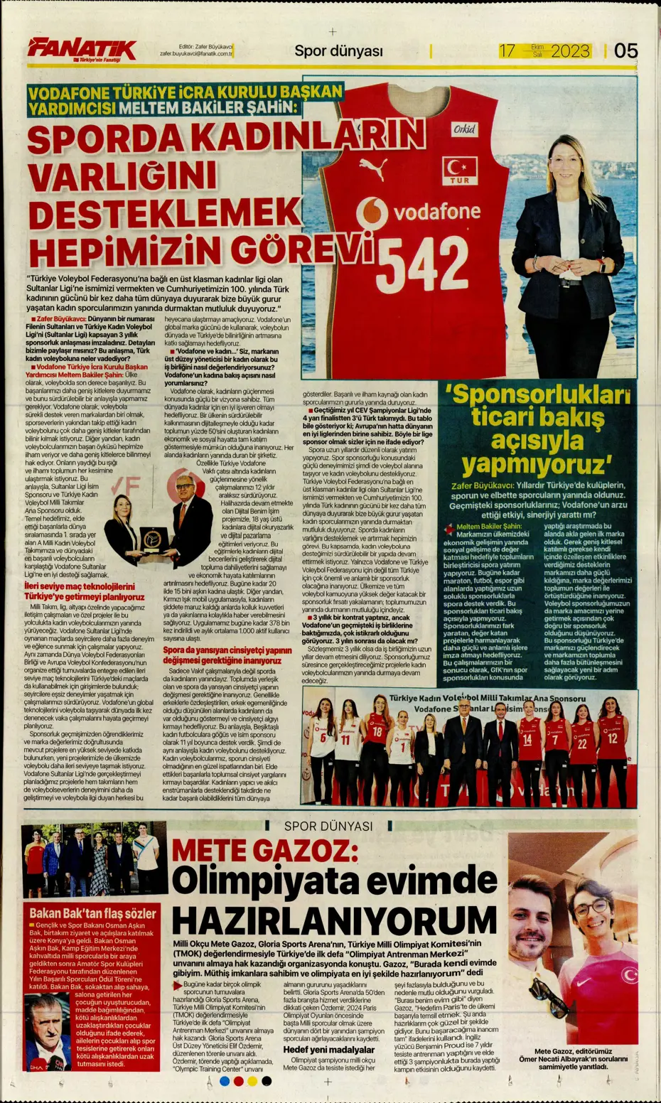 "Türk duvarı Abdülkerim Bardakcı" | Sporun manşetleri (17 Ekim 2023) - 7 "Türk duvarı Abdülkerim Bardakcı" | Sporun manşetleri (17 Ekim 2023) - 7