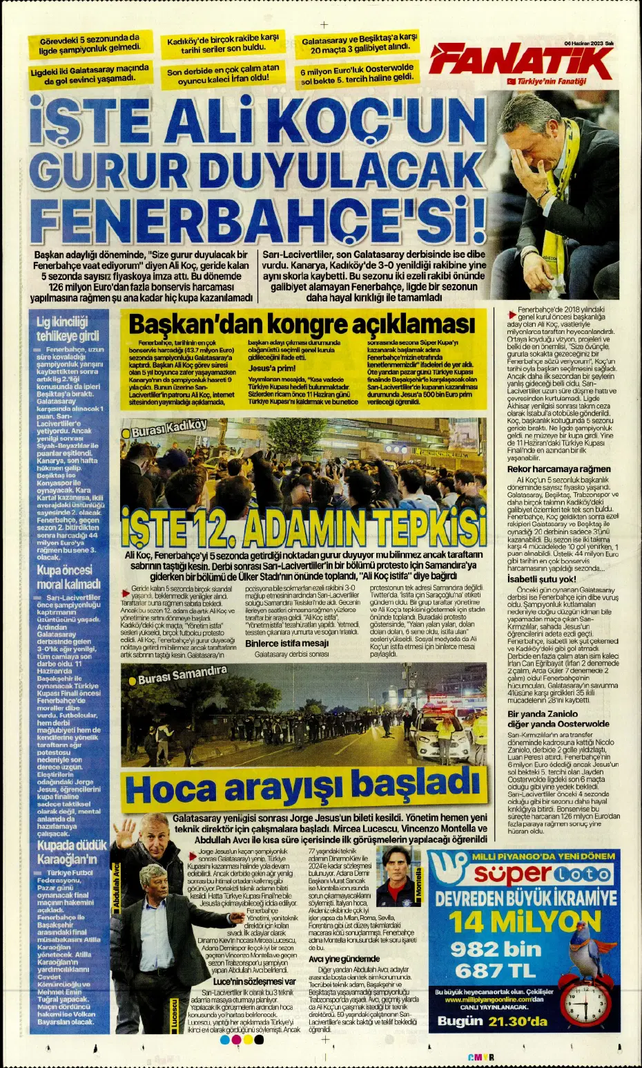 "Devler Ligi'ne süper Aslan" | Sporun manşetleri (6 Haziran 2023) - 7