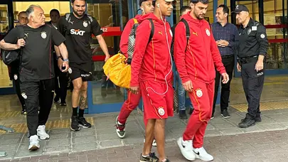 Galatasaray, Trabzon'da böyle karşılandı