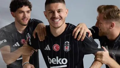 Beşiktaş yeni sezonun deplasman formasını tanıttı