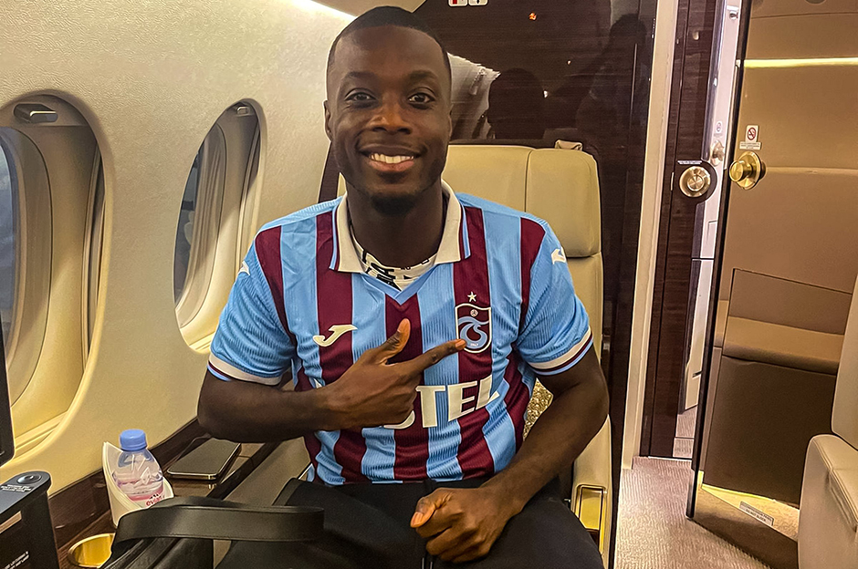 Nicolas Pepe Trabzonspor için geldi