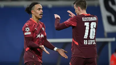 RB Leipzig ilk galibiyetini Sporting karşısında aldı