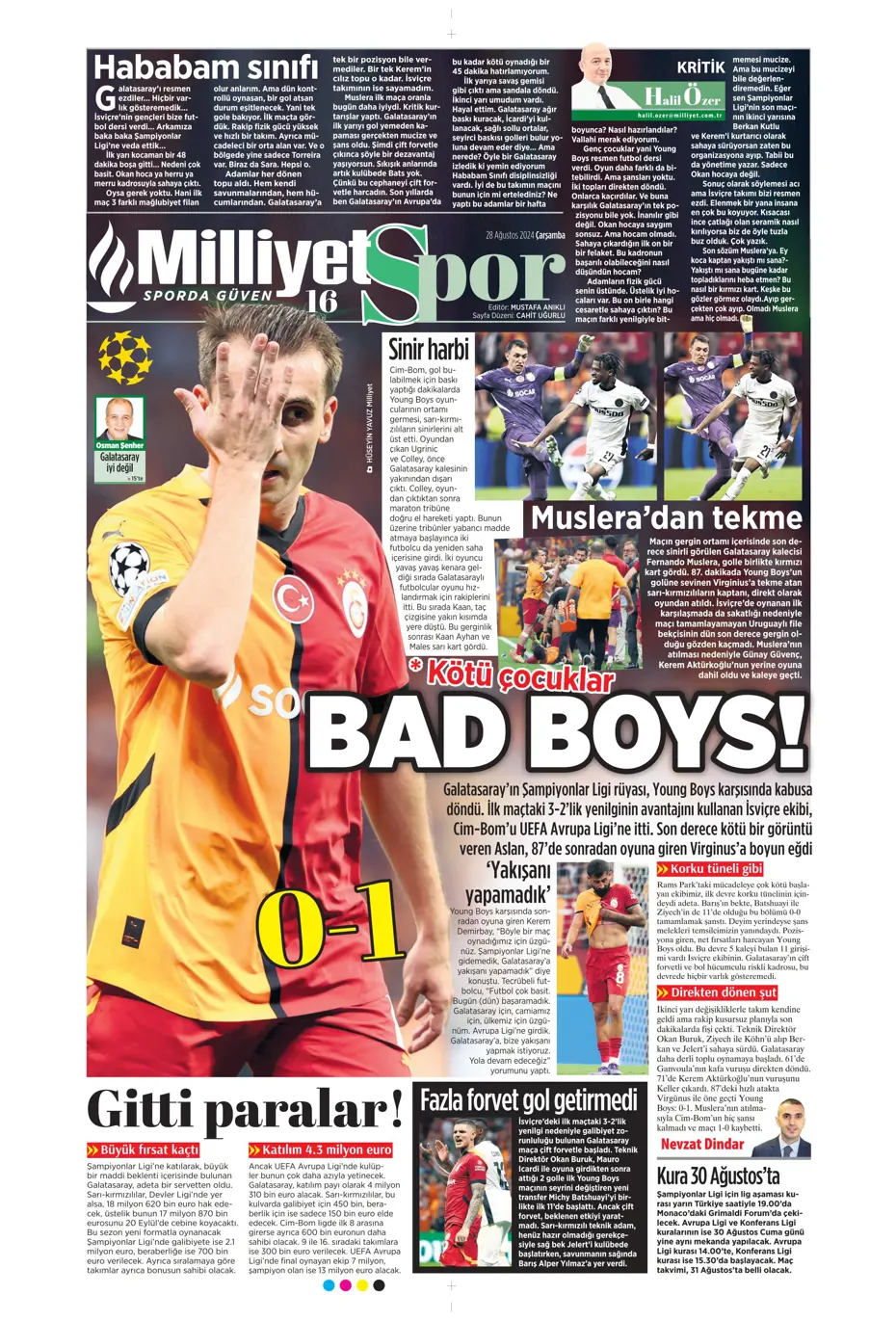 "Galatasaray'ın kabus gecesi" | Sporun manşetleri - 22