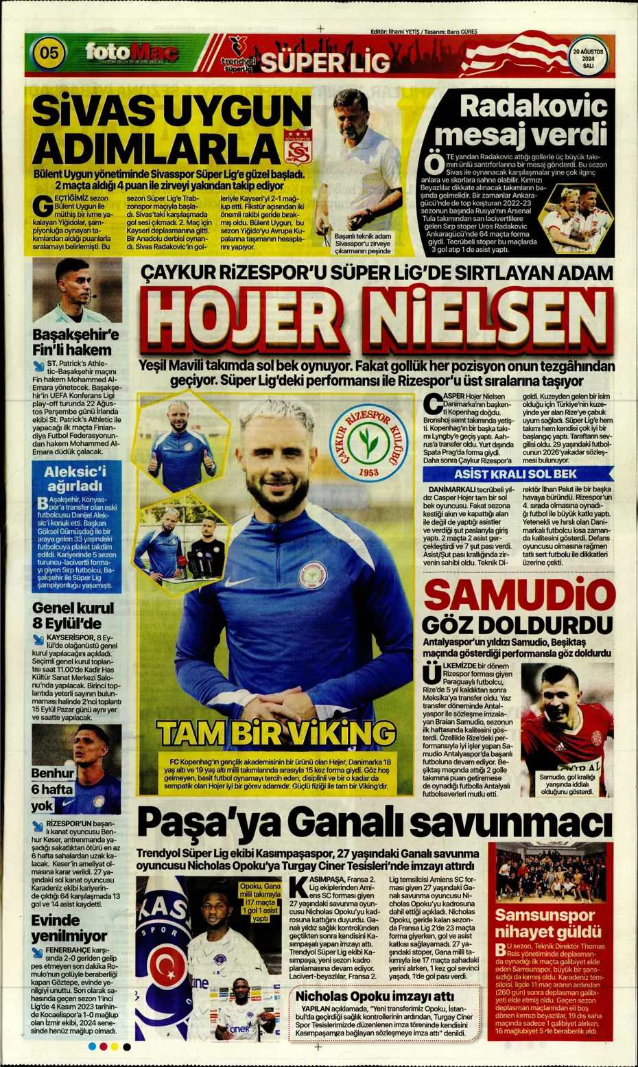 "Fenerbahçe'de değişim zamanı" | Sporun manşetleri (20 Ağustos 2024) - 16