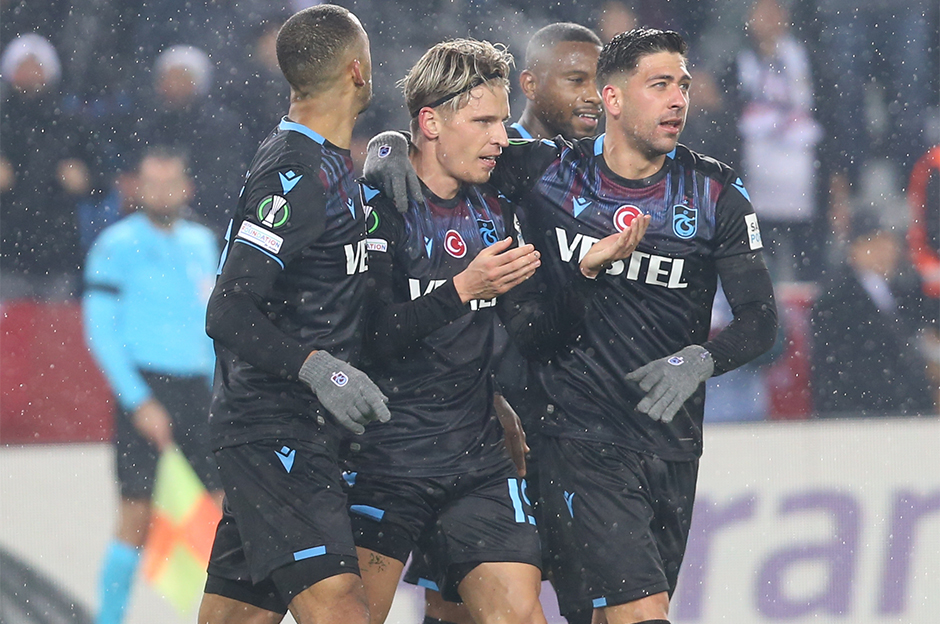 Trabzonspor'un Basel karşısında ilk 11'i belli oldu