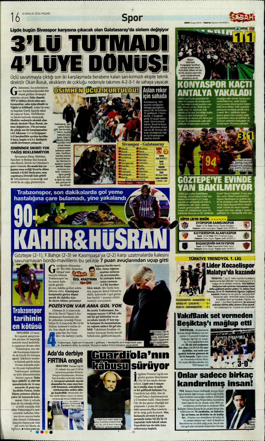 "Derbider Mourinho" | Sporun manşetleri - 23 "Derbider Mourinho" | Sporun manşetleri - 23