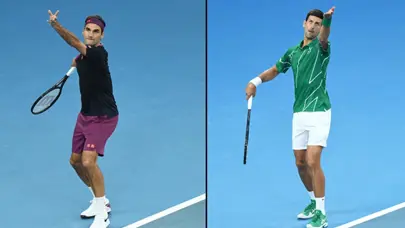 Kortta Djokovic, kort dışında Federer kazandı