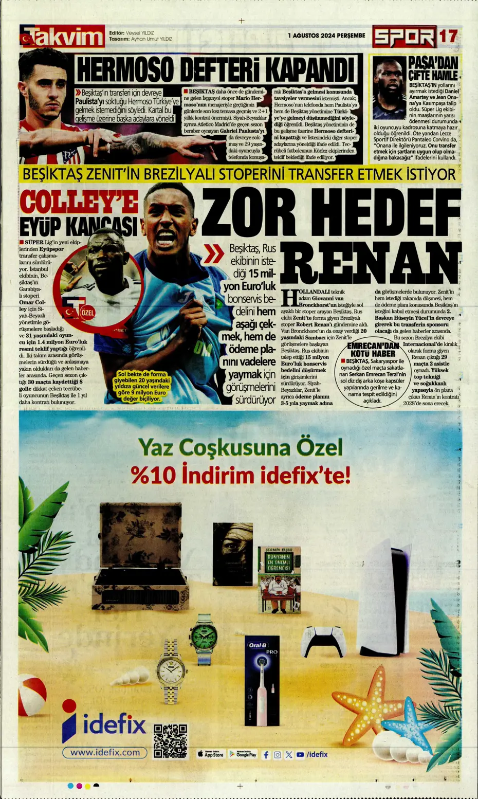 "McTominay Aslan oluyor" | Sporun manşetleri (1 Ağustos 2024) - 31 "McTominay Aslan oluyor" | Sporun manşetleri (1 Ağustos 2024) - 31