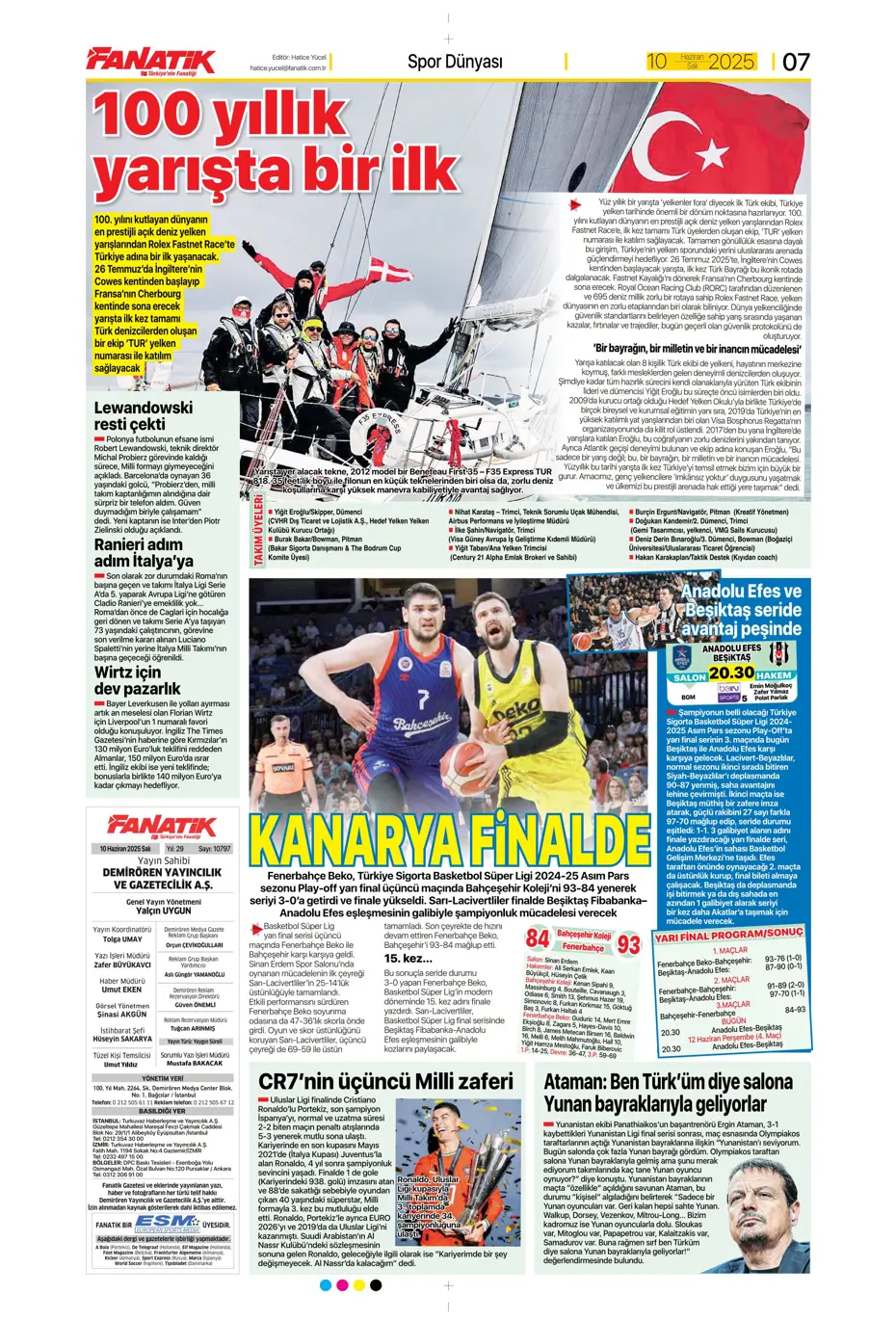 "En-Nesyri ile yılın takası" | Sporun manşetleri - 9