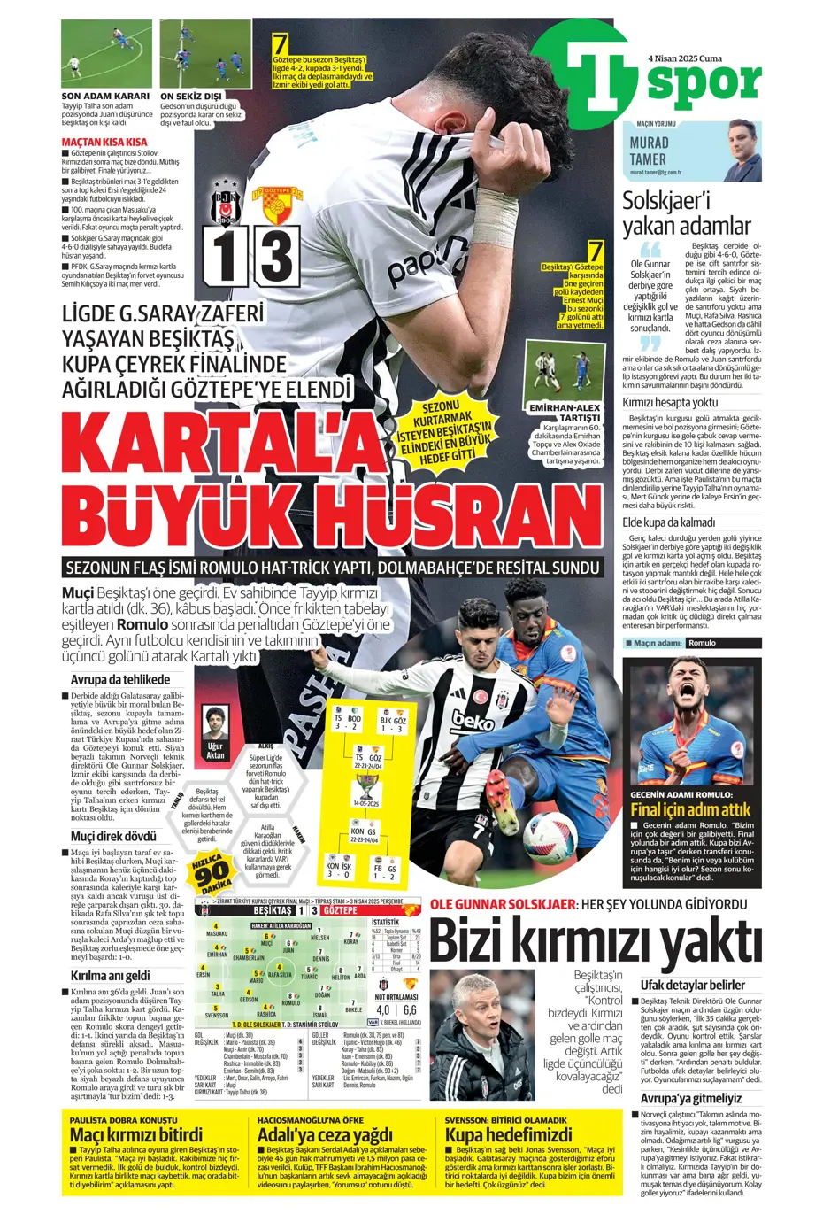 "Derbideki kavgalara ağır fatura" | Sporun manşetleri - 35
