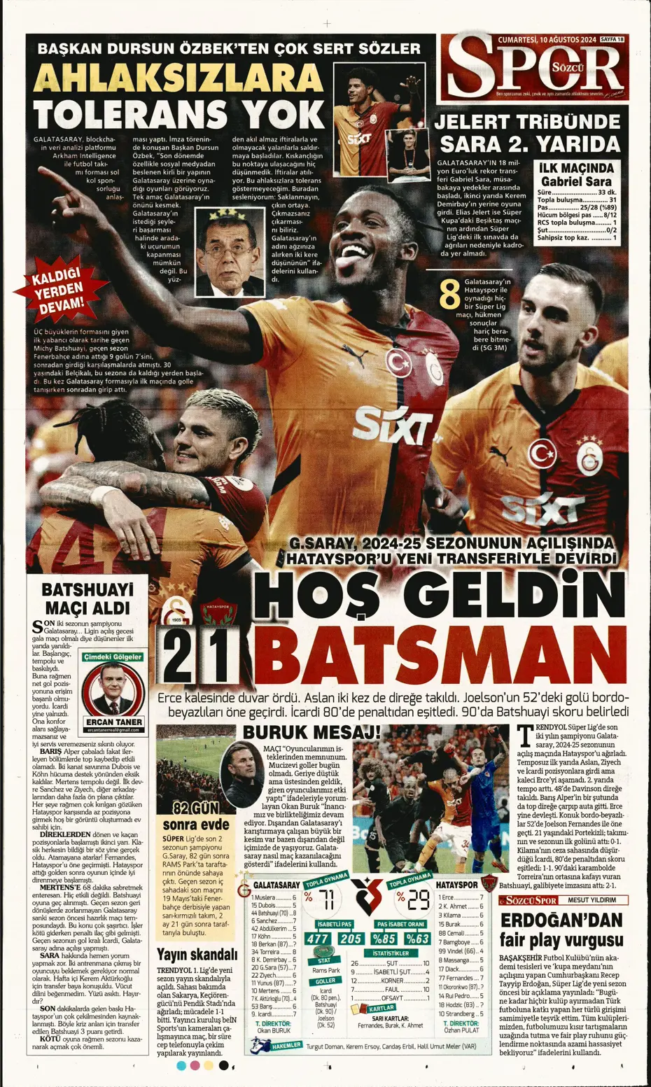 "Fenerbahçe Ferdi Kadıoğlu'nun alternatifini buldu" | Sporun manşetleri - 31
