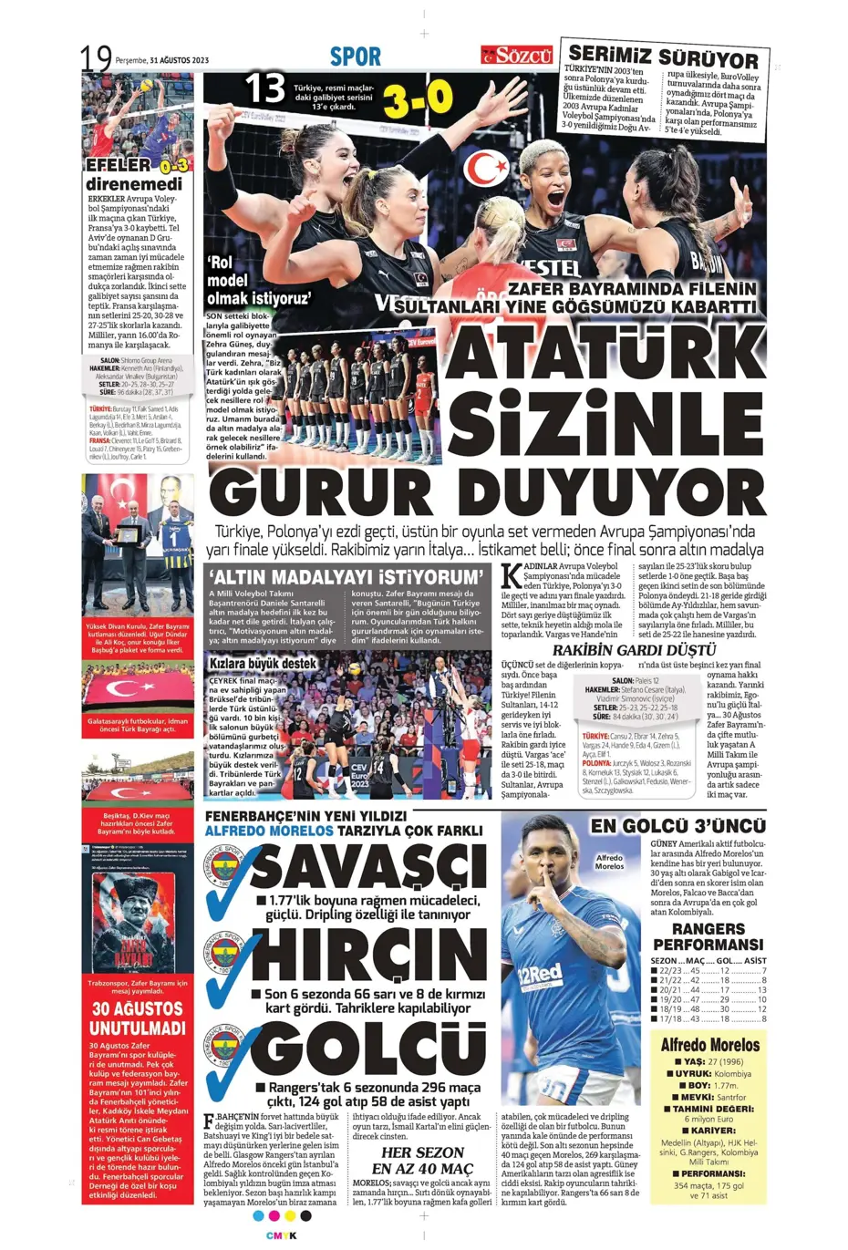 "Sergio Ramos formayı giydi" | Sporun manşetleri (31 Ağustos 2023) - 28 "Sergio Ramos formayı giydi" | Sporun manşetleri (31 Ağustos 2023) - 28